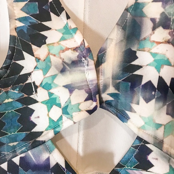 Silence + Noise Psychedelic Scuba Dress - Picture 5 of 5